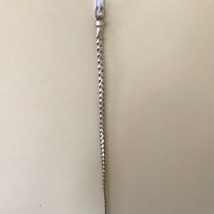 F21 Braided Gold Belt